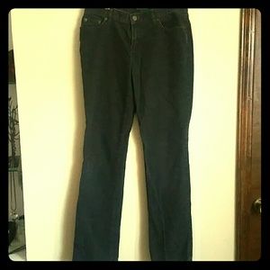 LAUREN Corduroy Warm Gray Stretch pants